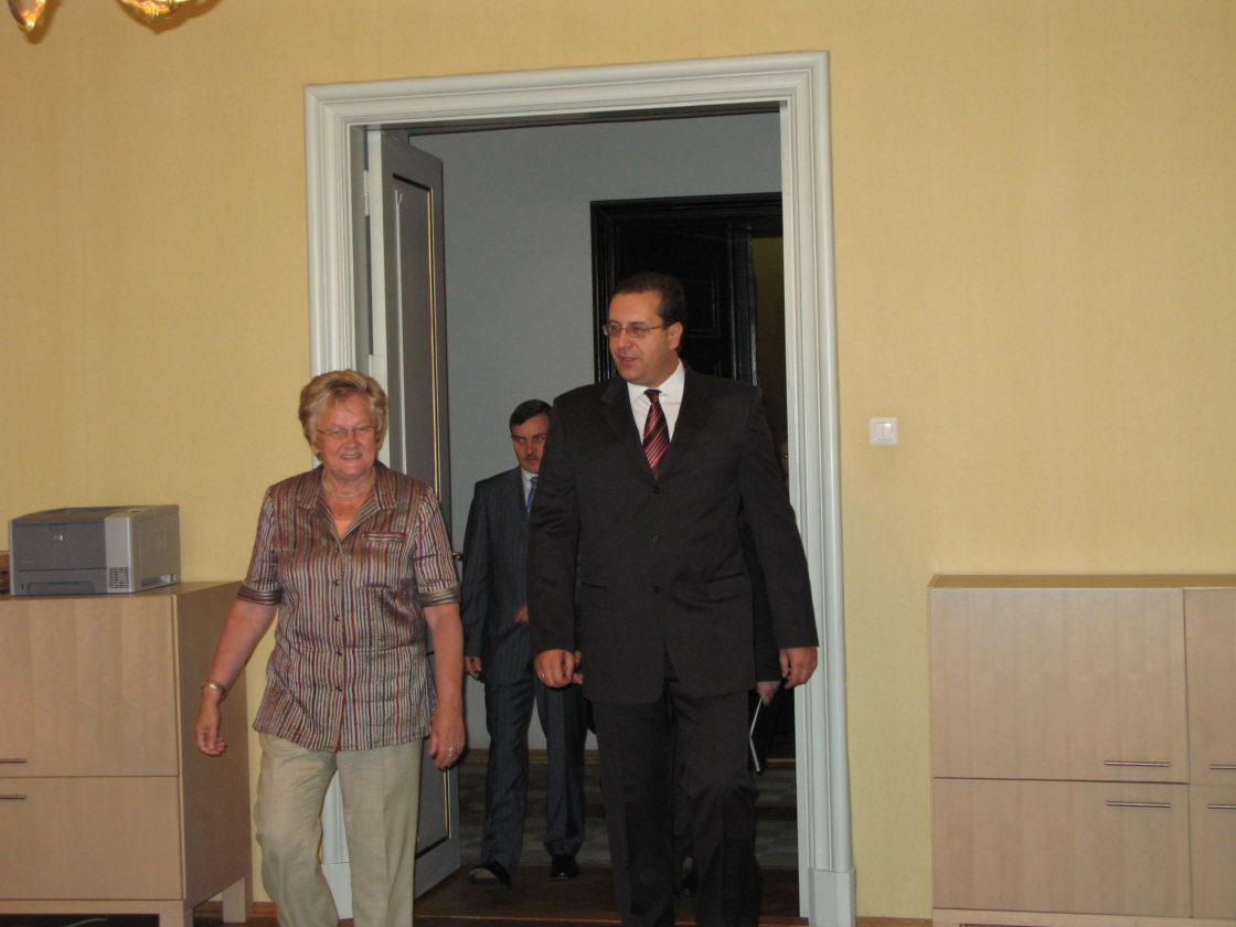 Riigikogu esimees Ene Ergma kohtus Moldova parlamendi esimehe Marian Lupuga